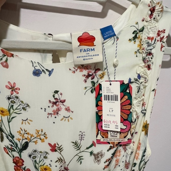 Floral sleeveless midi dress from Anthropologie - Picture 3 of 3
